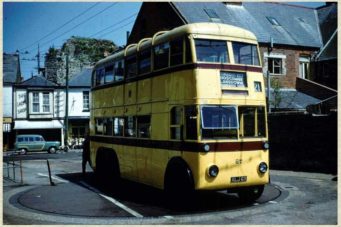 Trolley Bus on Christchurch Turntable
