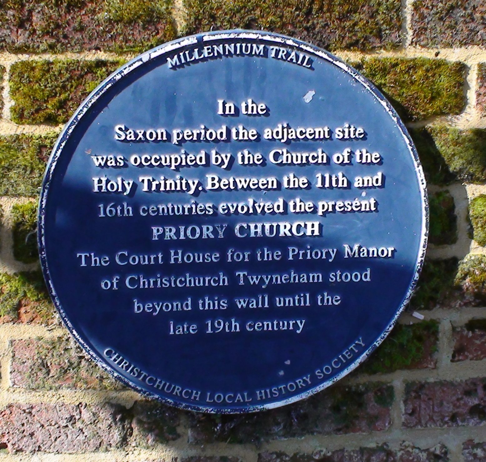 28 Priory Courthouse Plaque
