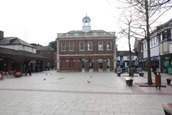 Old Town Hall from Saxon Square