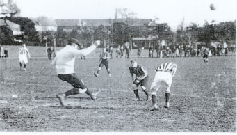 The Christchurch Football Team in Play