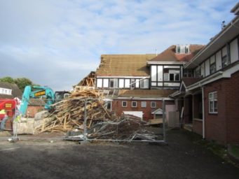 Waterford Lodge after Demolition in 2014