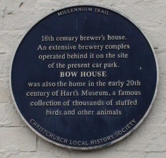 Bow House Plaque