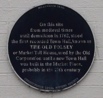 The Old Tolsey Plaque