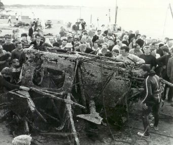 The Wreckage on the Beach at Mudeford