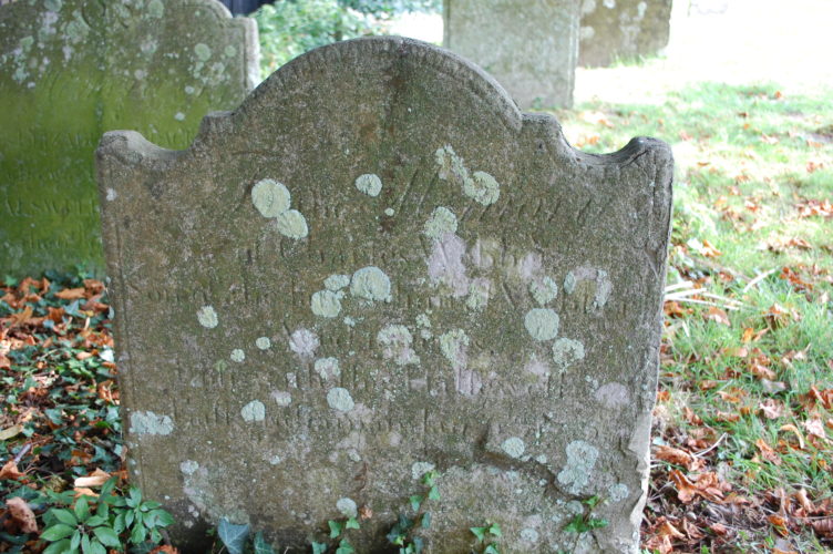 Grave; Charles Webber, Priory